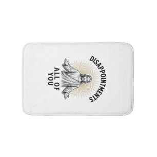 Tapis De Bain Déceptions Vous Tous Tee-shirt Religieux Vintage