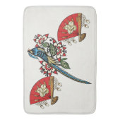 Tapis De Bain Déco d'oiseaux asiatiques (devant Vertical)