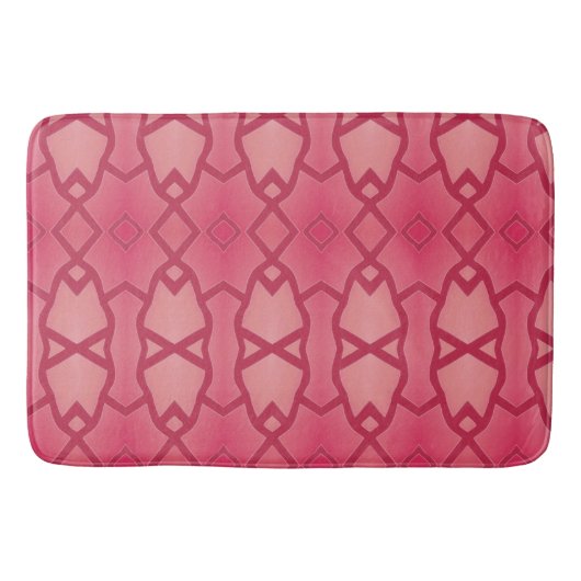 Tapis De Bain Décor Accent En Rose (Devant)