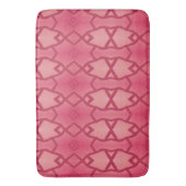 Tapis De Bain Décor Accent En Rose (devant Vertical)
