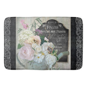 Tapis De Bain Décor aux. de maison du marché de fleur de la