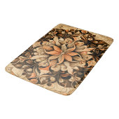 Tapis De Bain Décor Brown orange beige Arrière - plan esthétique (Angle)