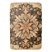 Tapis De Bain Décor Brown orange beige Arrière - plan esthétique (devant Vertical)