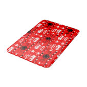 Tapis De Bain Décor camping Caravan (Angle)