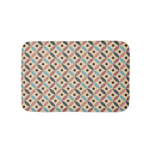 Tapis De Bain Décor coloré du milieu du siècle