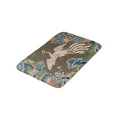 Tapis De Bain Décor d'antiquité chinois d'oiseaux (Angle)