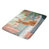 Tapis De Bain Décor de bain pour chat abyssin (Angle)