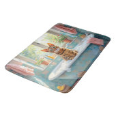 Tapis De Bain Décor de bain pour chat Bengal (Angle)