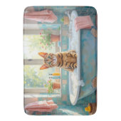 Tapis De Bain Décor de bain pour chat Bengal (devant Vertical)