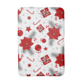 Tapis De Bain Décor de Noël motif (Devant (Vertical))
