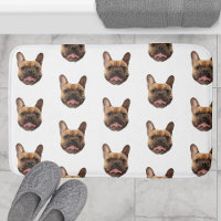 Décor de salle de bain chien visage personnalisé c