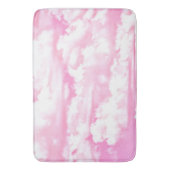 Tapis De Bain Décor rose Rose Joyeux Nuages (devant Vertical)