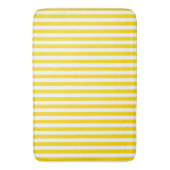 Tapis De Bain Décor tendance Elegant Jaune Blancs (devant Vertical)