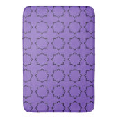 Tapis De Bain Décor violet et noir (devant Vertical)