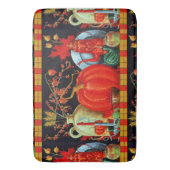 Tapis De Bain Décoration Citrouille Festive d'automne (devant Vertical)