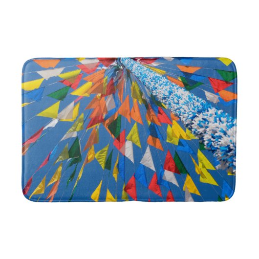 Tapis De Bain Décoration de drapeau triangulaire (Devant)