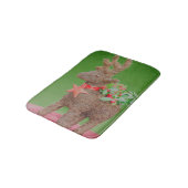 Tapis De Bain Décoration de Noël de renne (Angle)