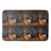 Tapis De Bain Décorations d'automne sur table, citrouille, fruit (Devant)