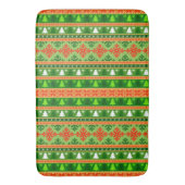 TAPIS DE BAIN DÉCORATIONS DE NOËL VERT BLANC ROUGE (devant Vertical)
