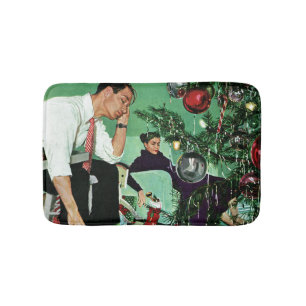 Tapis De Bain Découpage de l'arbre