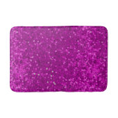 Tapis De Bain Deep Pink Glam Faux Glitter Pattern (Devant)