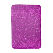 Tapis De Bain Deep Pink Glam Faux Glitter Pattern (Devant (Vertical))