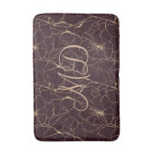 Tapis De Bain Deep Purple Chic Moderne Esthétique (Devant (Vertical))
