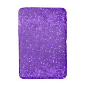 Tapis De Bain Deep Purple Glam Faux Glitter Pattern (Devant (Vertical))