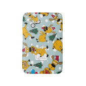 Tapis De Bain Deer Festive : Design Motif de Noël (Devant (Vertical))