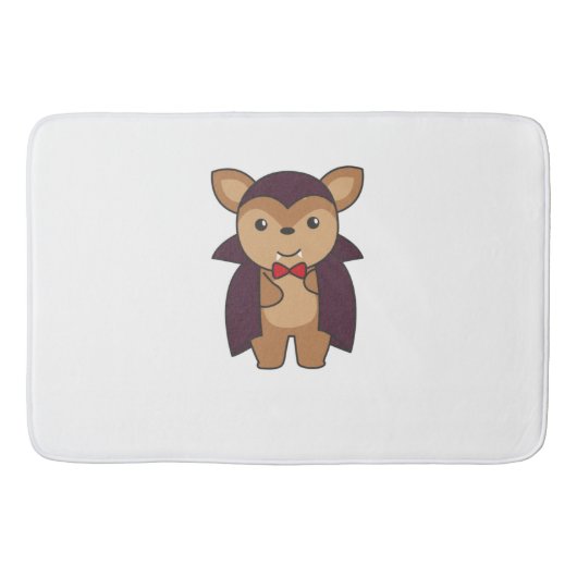 Tapis De Bain Deer Halloween Cute Devil Vampire Costume (Devant)