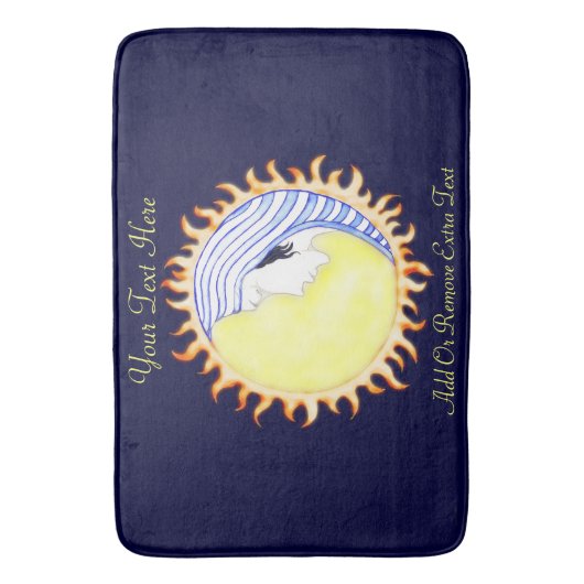 Tapis De Bain Déesse de la lune (devant Vertical)