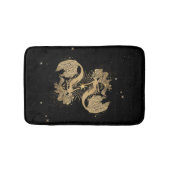 Tapis De Bain Déesse du Zodiaque | Astrologie des Poissons d'Or  (Devant)