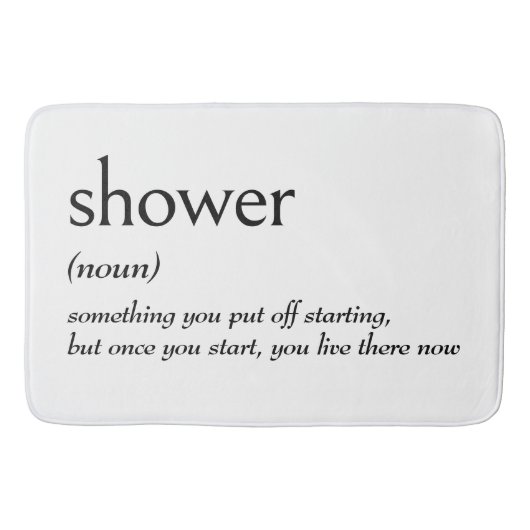 Tapis De Bain Définition du dictionnaire pour DOUCHE (Devant)