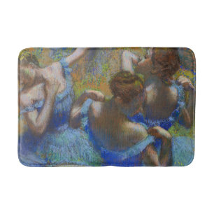 Tapis De Bain Degas Danseuses Bleues Pastel Chef-d'œuvre d'Art