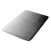 Tapis De Bain dégradé à deux tons noir foncé gris (Angle)