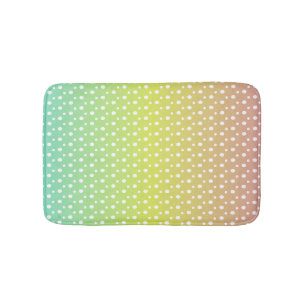 Tapis De Bain dégradé coloré de bulle arc-en-ciel