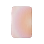 Tapis De Bain Dégradé Fuzz Peach (Devant (Vertical))