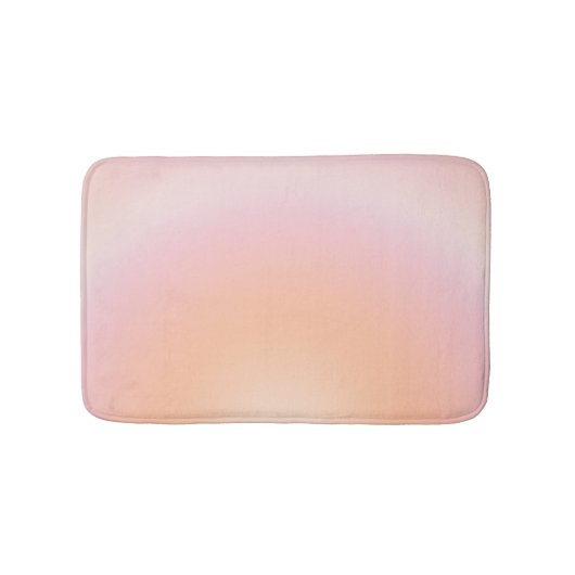 Tapis De Bain Dégradé Fuzz Peach (Devant)