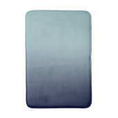 Tapis De Bain Dégradé gris-bleu. (Devant (Vertical))