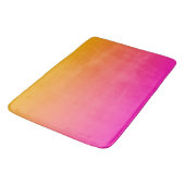Tapis De Bain dégradé jaune et rose ombre (Angle)
