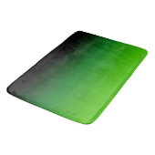 Tapis De Bain Dégradé noir et vert 0921 (Angle)
