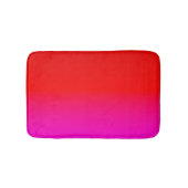 Tapis De Bain dégradé noir rose, écarlate, rouge, rose (Devant)
