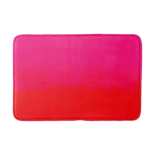 Tapis De Bain Dégradé rose et orange (Devant)