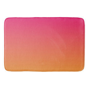 Tapis De Bain dégradé rose et orange
