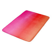 Tapis De Bain Dégradé rose, rouge et orange (Angle)
