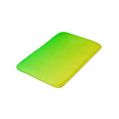 Tapis De Bain Dégradé vert et jaune du néon (Angle)