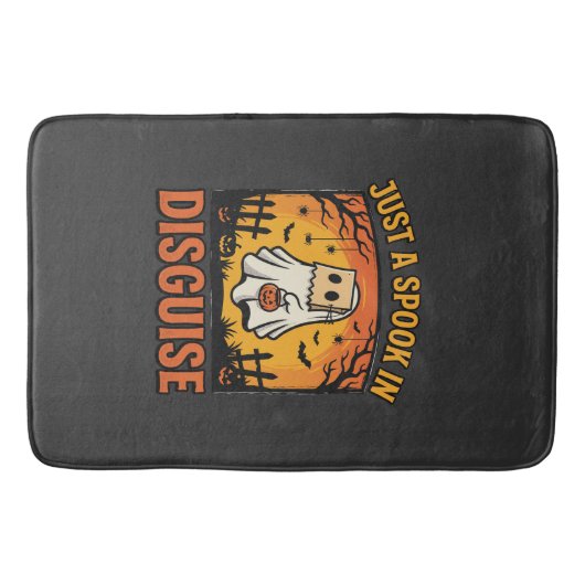 Tapis De Bain Déguisement de fantôme Halloween (Devant)