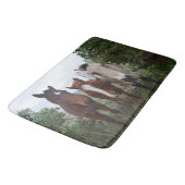 Tapis De Bain Délicieux problèmes de cheval, Mousse de mémoire (Angle)