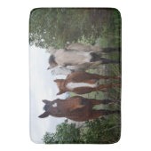 Tapis De Bain Délicieux problèmes de cheval, Mousse de mémoire (devant Vertical)