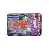 Tapis De Bain Demain's Way Aujourd'hui Retro Future Art (Devant)